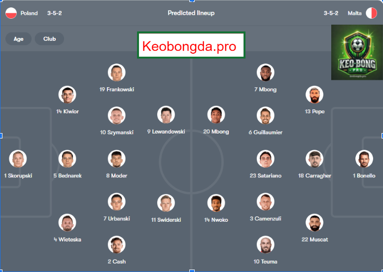 Nhận định kèo nhà cái Poland vs Malta, 02h45 ngày 25/3: Chiến Thắng Tuyệt Đối